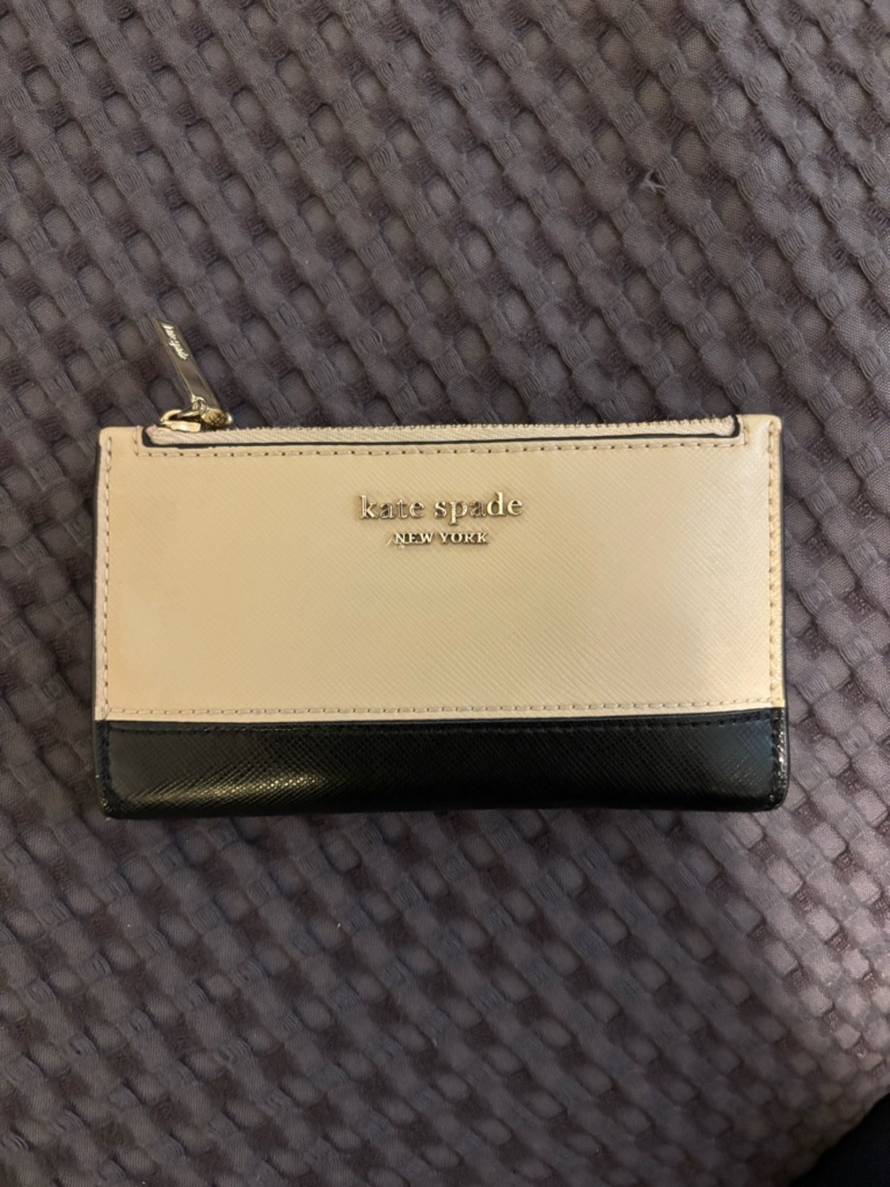 Kate Spade Cream and Black Wallet
